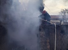 Yangında hayatını kaybetti