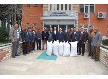 Çeltik üreticilerine tohum dağıtıldı