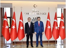 Rektör Öztürk’ten ilk ziyaret Vali Çiftçi’ye