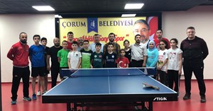 Masa tenisinde Çorum'un geleceği açık