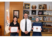 Rektör Öztürk, TÜBİTAK birincilerini tebrik etti