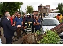 Belediyede sel ve fırtına seferberliği