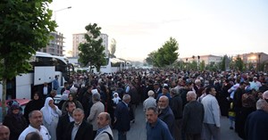 Kutsal topraklara uğurlandılar