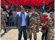 Danışmanının yemin törenine katıldı