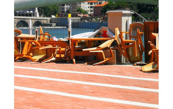 Hortum ortalığı karıştırdı