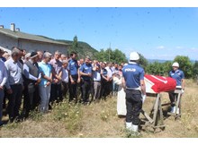 Polise hüzünlü veda