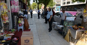 Kaldırım işgalinde taviz verilmeyecek