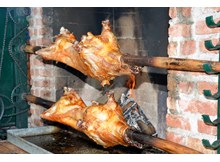 Tatilciler, sırık kebabını tercih etti