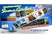 Belediyeden açık hava sinema günleri etkinliği