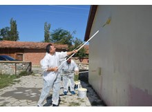 Milli Eğitim Müdürü okul boyadı