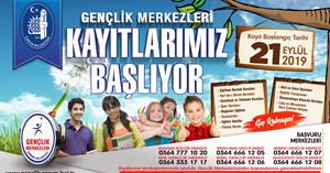 Gençlik ve Engelli Eğitim Merkezlerine kurs kayıtları başladı