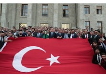 Cumhurbaşkanı Erdoğan’dan Çorum heyetine sıcak ilgi