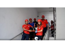 Gerçeği aratmayan deprem tatbikatı