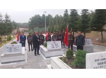 Şehitlere dua ettiler, gaziler için kan verdiler