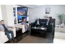 Gülser ve Uzunoğlu’na ‘hayırlı olsun’ ziyareti