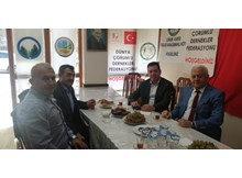 Yıldırım'dan Dünya Çorumlu Dernekler Federasyonuna ziyaret