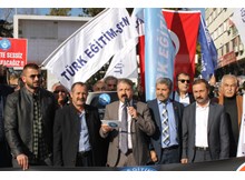 “Öğretmene şiddete hayır”