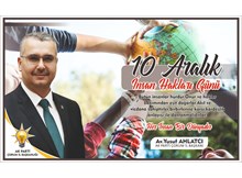 “İnsan hakları, barış ve huzurun teminatıdır”