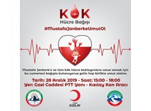 Kafkaslardan kök hücre bağış kampanyası