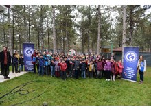 Türk ve mülteci çocukların mutlu günü