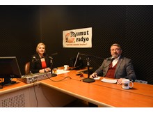 Aşgın, Umut Radyo'nun konuğu oldu