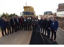 Büğet yolu asfaltlandı