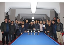 Bilardo kupasında ödüller sahibini buldu