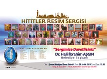 Çorum Belediyesi’nden Hititler Resim Sergisi