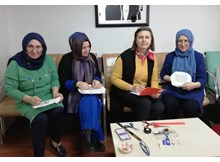 Çerkes kadınlara el sanatları eğitimi