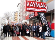 Gazeteciler, Hitit Kaymak Cafe’nin konuğu oldu