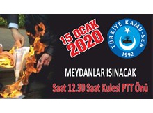 Memurlar, meydanı ısıtacak