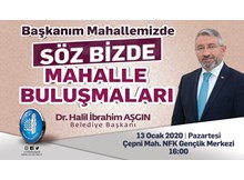 Mahalle buluşmaları bu kez Çepni'de