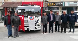 Oğuzlar’a yeni çöp kamyonu
