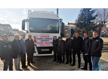 Çorum’dan Elazığ’a yakacak yardımı!