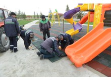 Belediye parkları bahara hazırlıyor