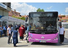 Toplu taşıma otobüs seferleri azaltıldı