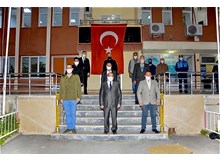 Birlikte İstiklal Marşı okudular