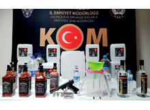 Kaçak alkol ve sigara operasyonu