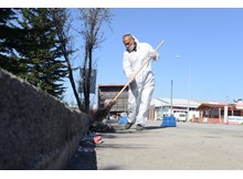 Sanayi Sitesinde geniş çaplı temizlik