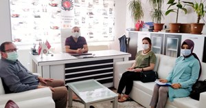 Bayrak’tan HGYD’ye nezaket ziyareti