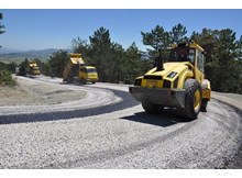 Çatak yolu asfaltlanıyor