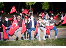 Ayasofya Camisinin ibadete açılmasına mehterli kutlama