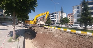 Dr. Sadık Ahmet Caddesi yenileniyor