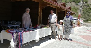 Oğuzlar'da “Hanımeli Pazarı” açıldı