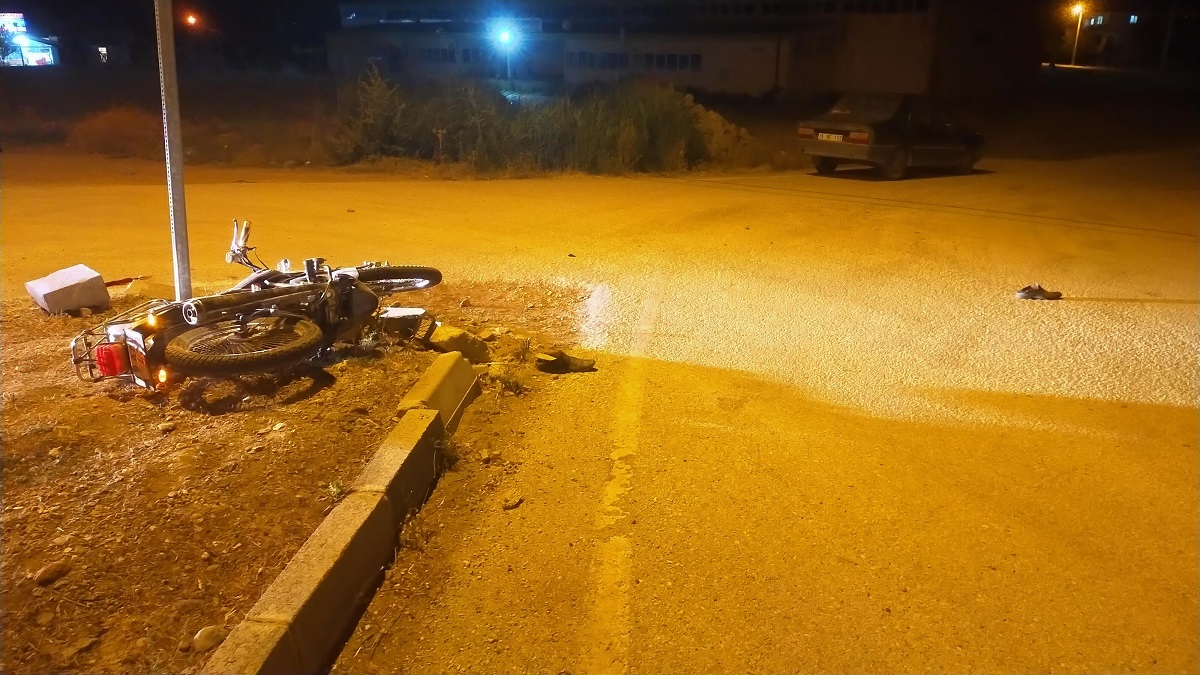 OSMANCIK'TA TRAFİK KAZASI; 1 YARALI