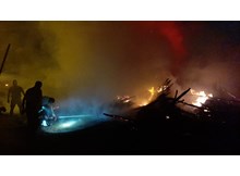 Keresteciler sitesinde dev yangın