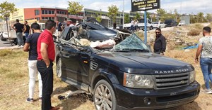 Jeep hafriyat kamyonu ile çarpıştı: 2 yaralı