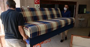 Belediyeden, ihtiyaç sahibi aileye eşya yardımı