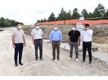 Şehitlikte çevre düzenlemesi