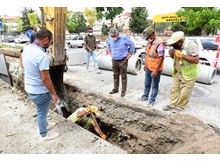 Belediye, 23 Nisan Kavşağını yeniliyor